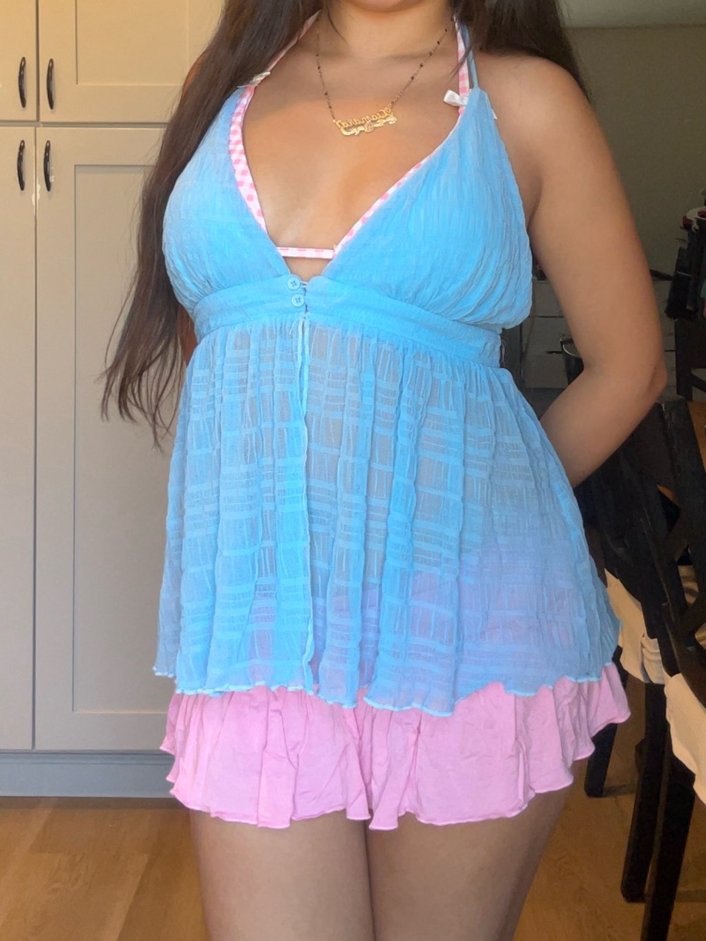 Pink Ruffle Lounge Shorts